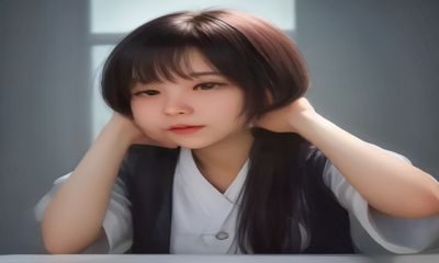 家有女友意外表白高甜名场面视频截图，两人在温暖灯光下的深情对视